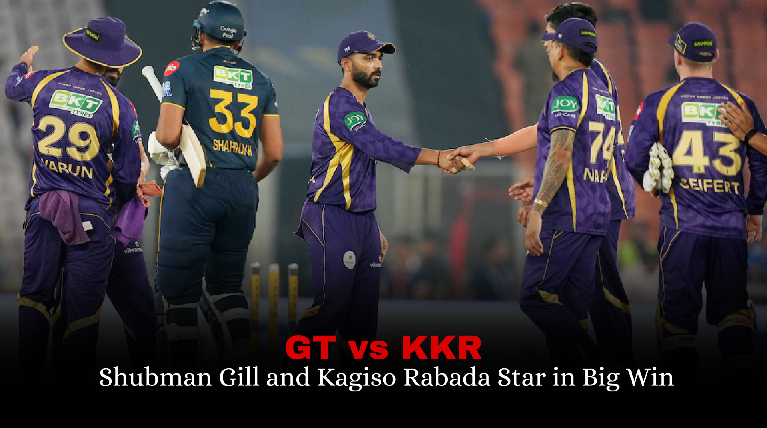 GT vs KKR Winstrike IPL Updates