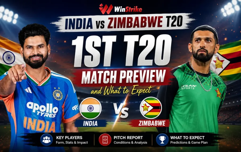 India vs Zimbabwe T20 Winstrike Updates