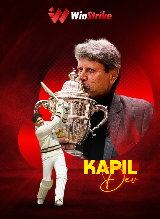 Winstrike cricket legend Kapil Dev