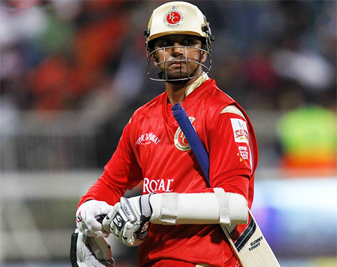 Rahul Dravid playing in the IPL